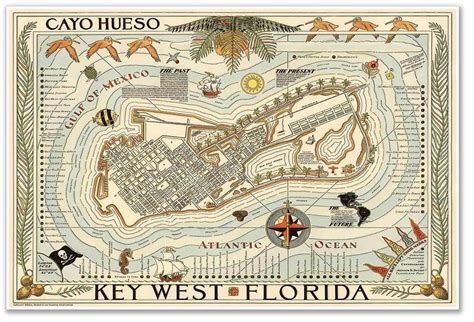 Cayo Hueso Map .